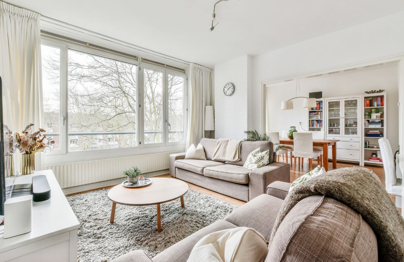 Intérieur d'une maison décorée