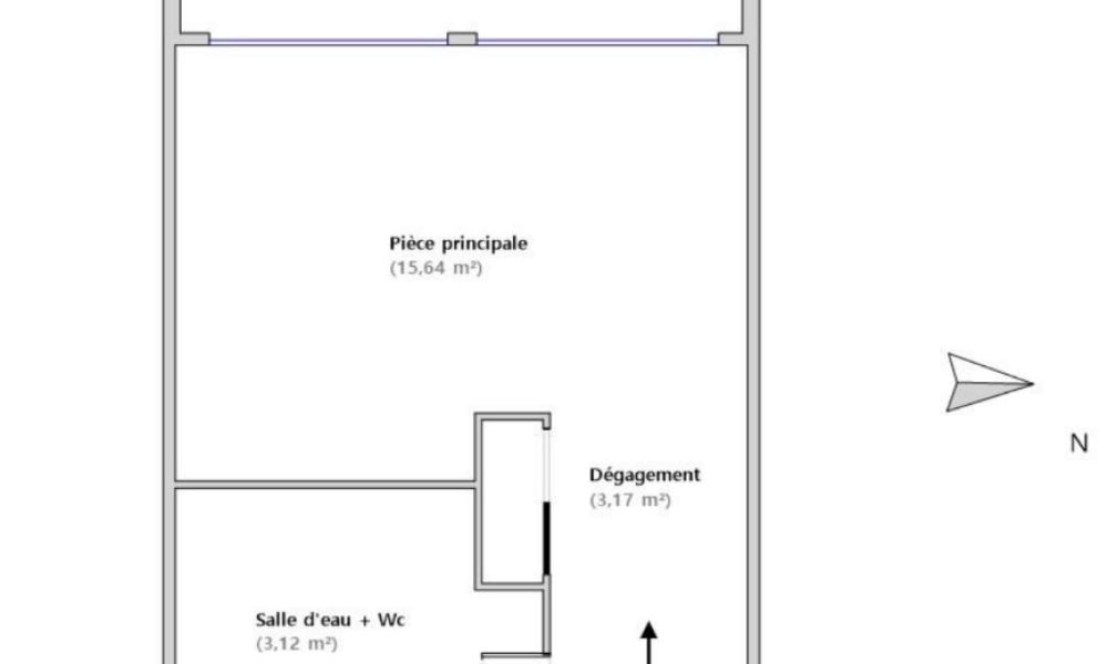 Location appartement Cran Gevrier 1 pièces 21 m2 - réf. 5846 - Photo 6