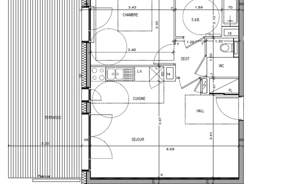 Location appartement Annecy 2 pièces 46 m2 - réf. 6157 - Photo 3