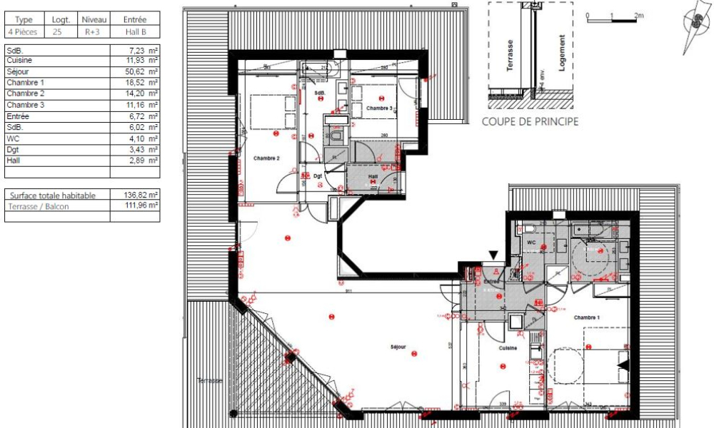 Location appartement Annecy Le Vieux 4 pièces 136 m2 - réf. 7255 - Photo 10